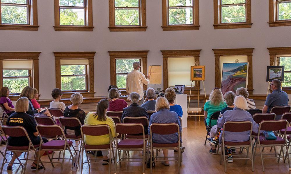 live painting demonstration