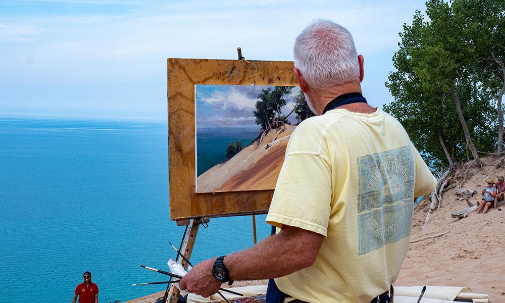 Sleeping Bear Dunes plein air