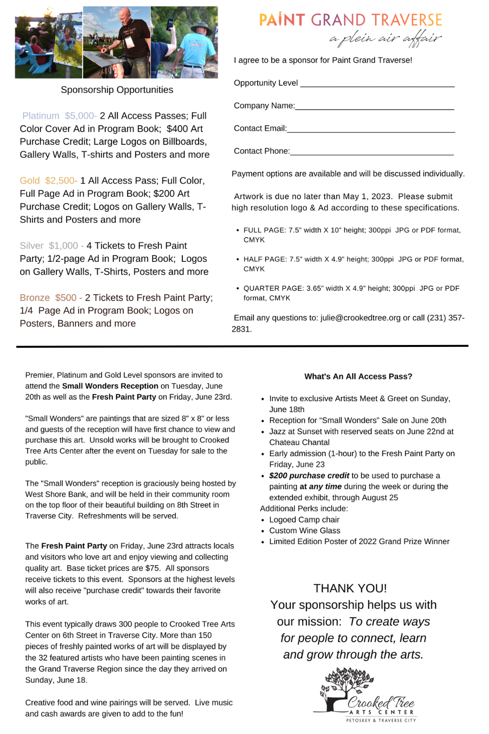 Sponsorship Options