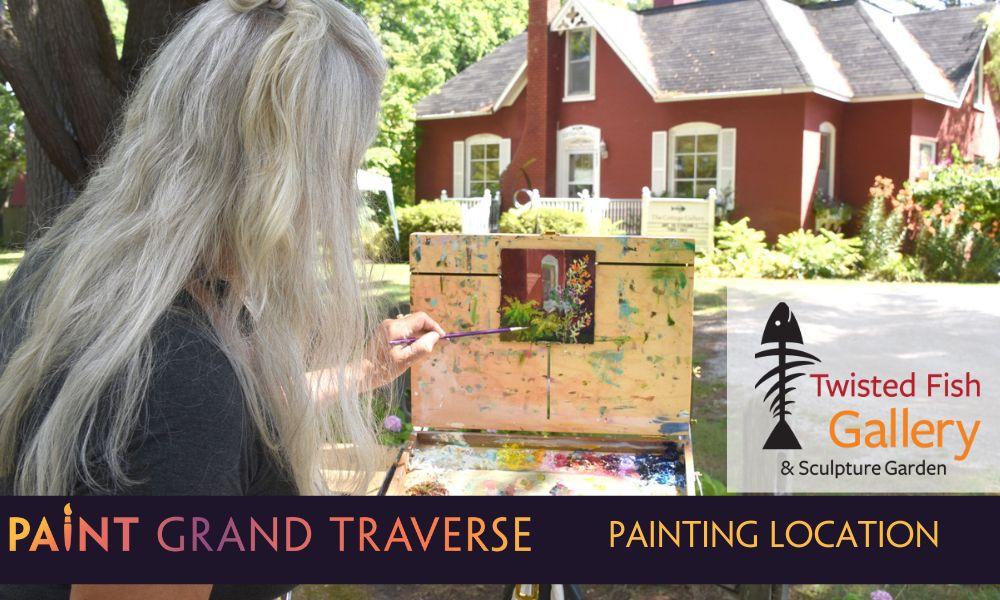 Plein Air Painting at Twisted Fish Gallery